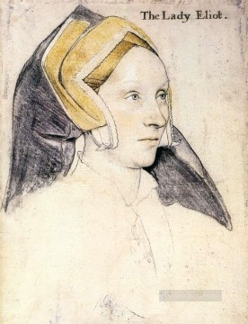 Hans Obras - Lady Elyot Renacimiento Hans Holbein el Joven